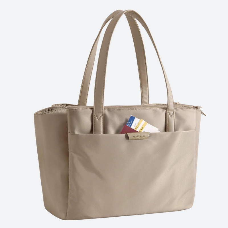 BAGSMART Laptop Tote Bag with 4 Compartments
