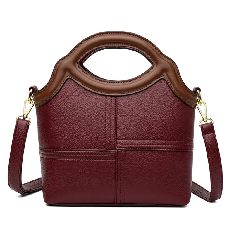 Bolsnik Elegant Microfiber PU Leather Crossbody Bag