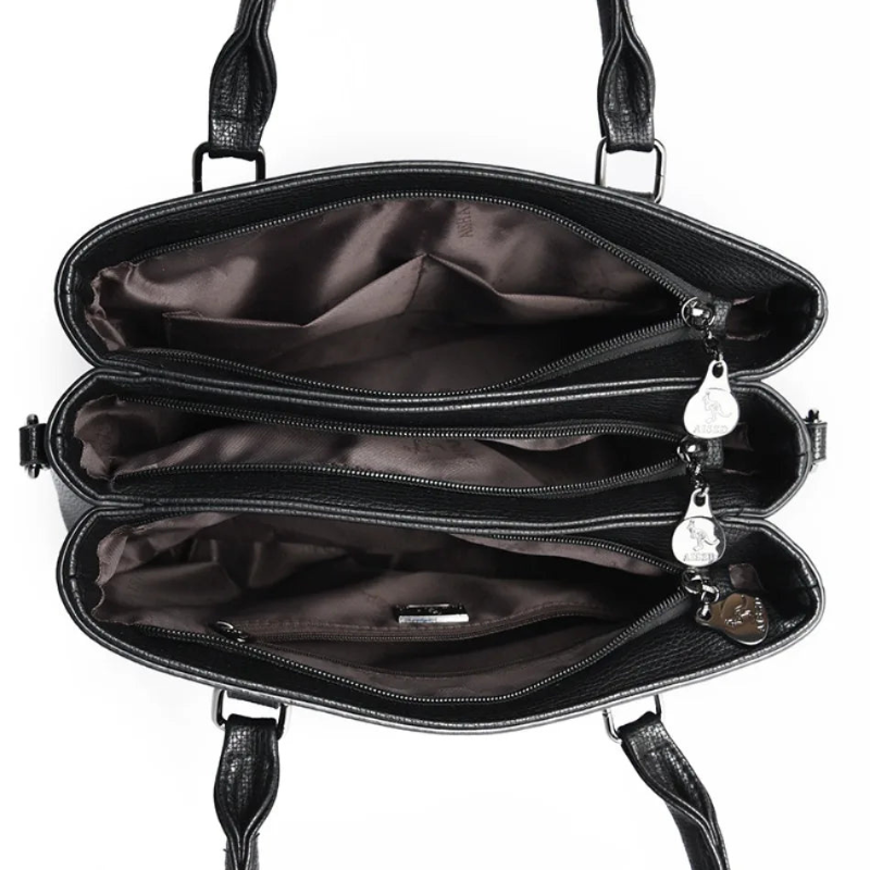 Vanderwah PU Leather Tote Bag with Large Capacity