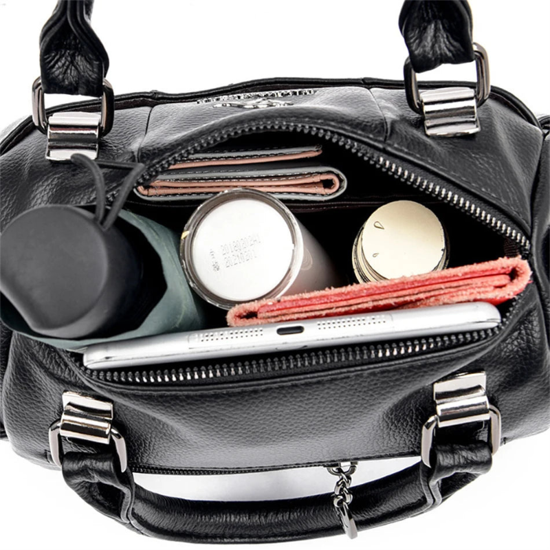 Amymang Elegant PU Leather Shoulder & Crossbody Bag
