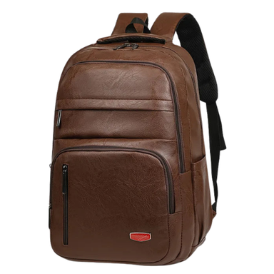 PU Leather Water-Resistant Business Laptop Backpack Bolsnik
