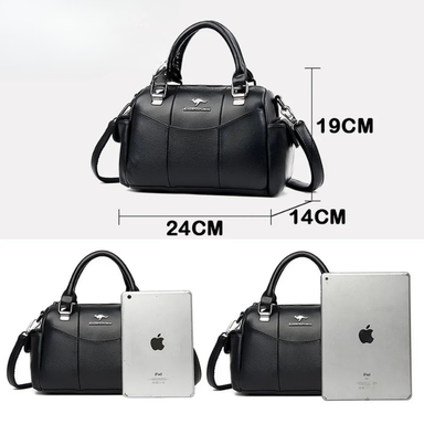 Amymang Elegant PU Leather Shoulder & Crossbody Bag