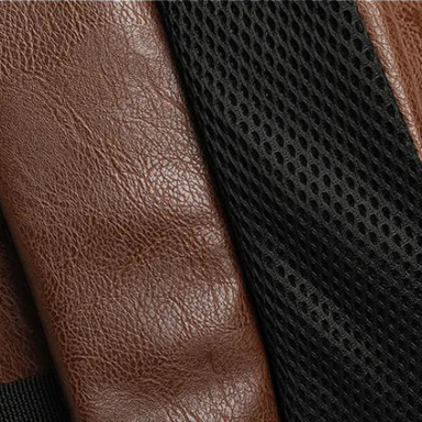 PU Leather Water-Resistant Business Laptop Backpack Bolsnik
