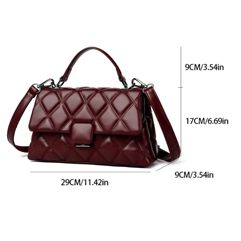 Vanderwah Elegant Women's PU Leather Shoulder Crossbody Bag