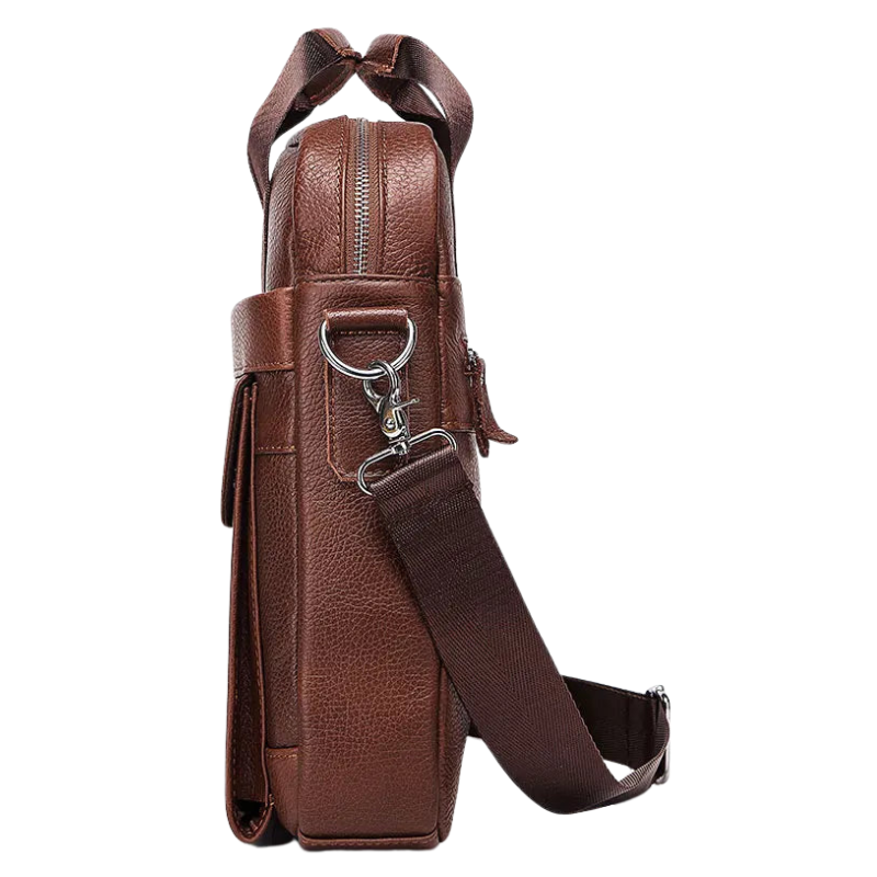 Humerpaul Men PU Leather Crossbody Bag