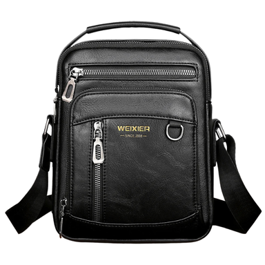 Men PU Leather Sling Crossbody Bag Bolsnik