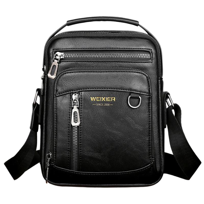 Men PU Leather Sling Crossbody Bag Bolsnik