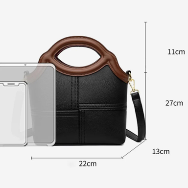 Bolsnik Elegant Microfiber PU Leather Crossbody Bag