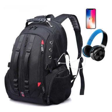 Bange Anti-Theft Water-Resistant Laptop Travel Backpack with USB Charging