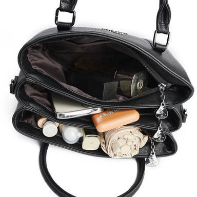 Vanderwah PU Leather Tote Bag with Large Capacity