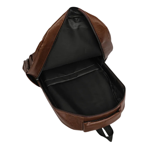 PU Leather Water-Resistant Business Laptop Backpack Bolsnik