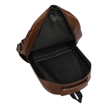 PU Leather Water-Resistant Business Laptop Backpack Bolsnik