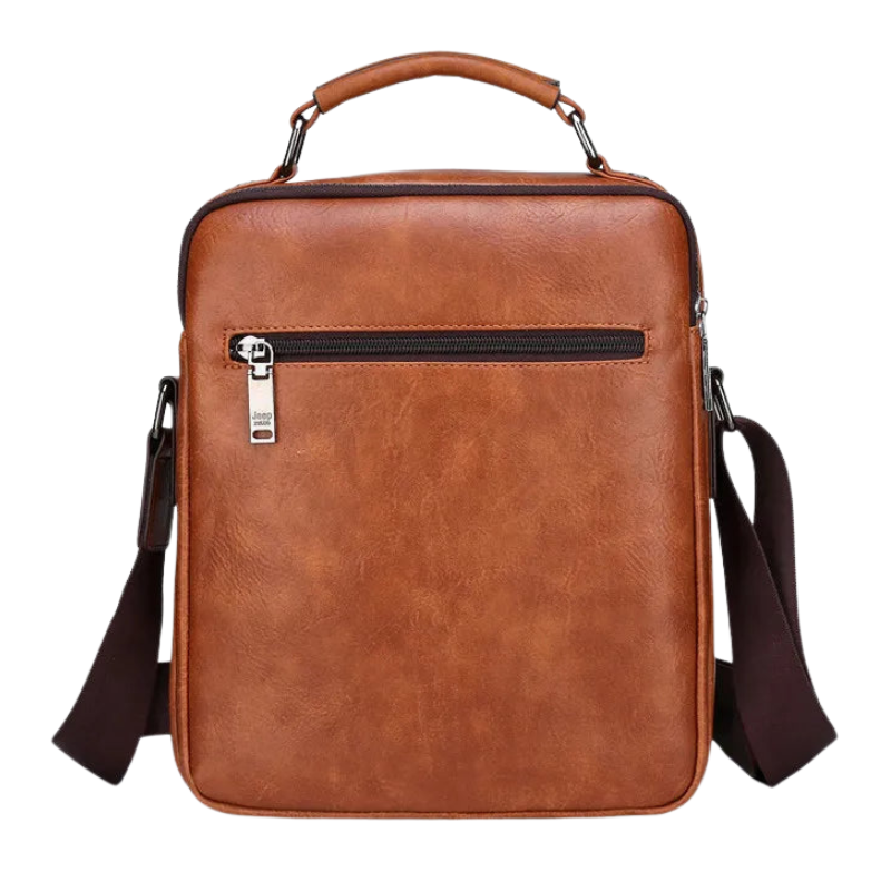 Jeep Buluo Men PU Leather Messenger Bag