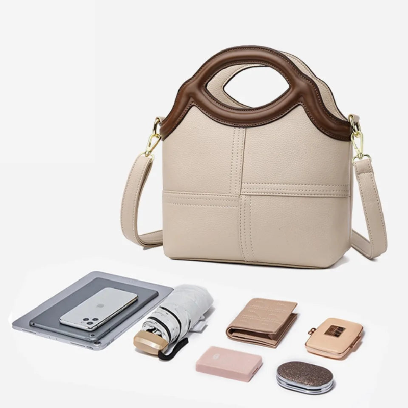 Bolsnik Elegant Microfiber PU Leather Crossbody Bag