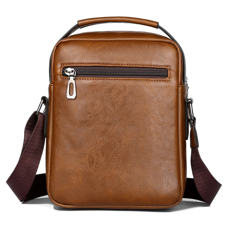 Men PU Leather Sling Crossbody Bag Bolsnik