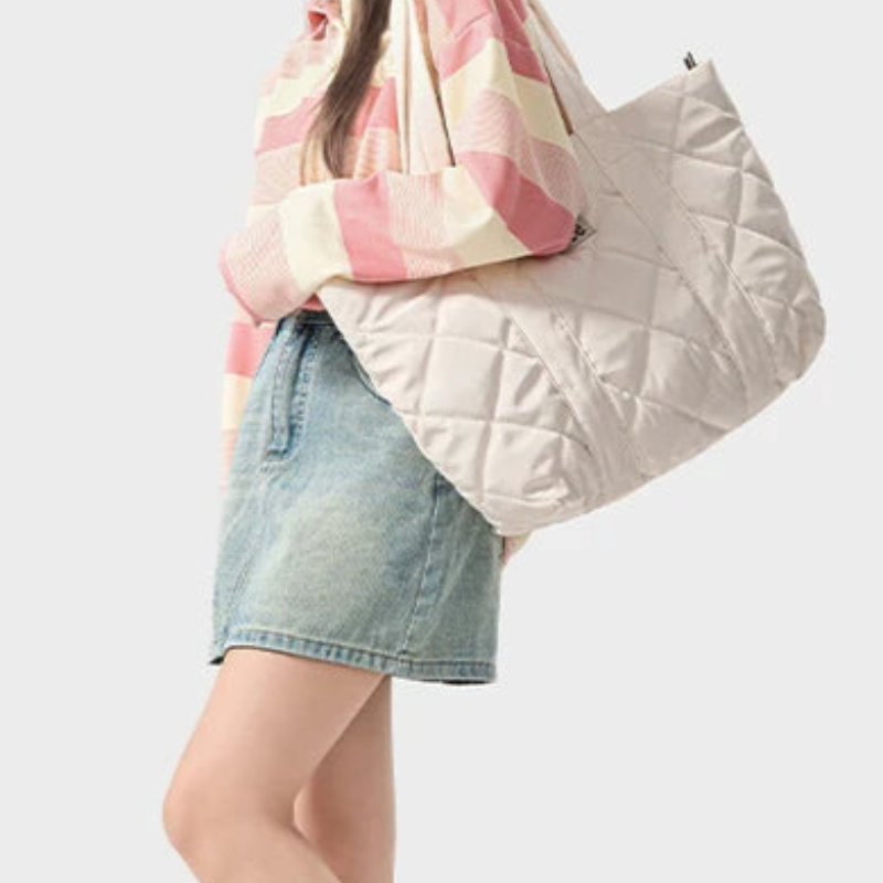 LEE Women Quilted Laptop Tote Bag