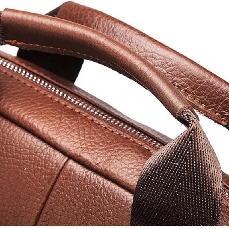 Humerpaul Men PU Leather Crossbody Bag