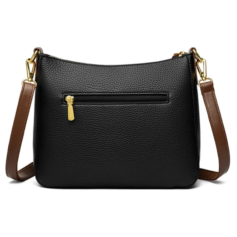 Vanderwah Elegant Floral PU Leather Shoulder Bag