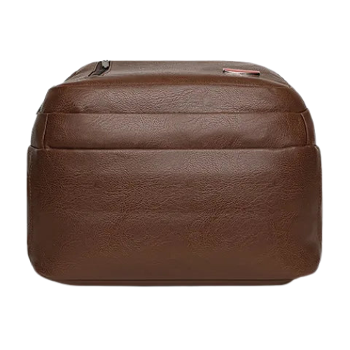 PU Leather Water-Resistant Business Laptop Backpack Bolsnik