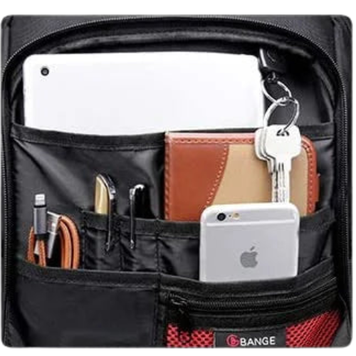Bange Anti-Theft Water-Resistant Laptop Travel Backpack with USB Charging
