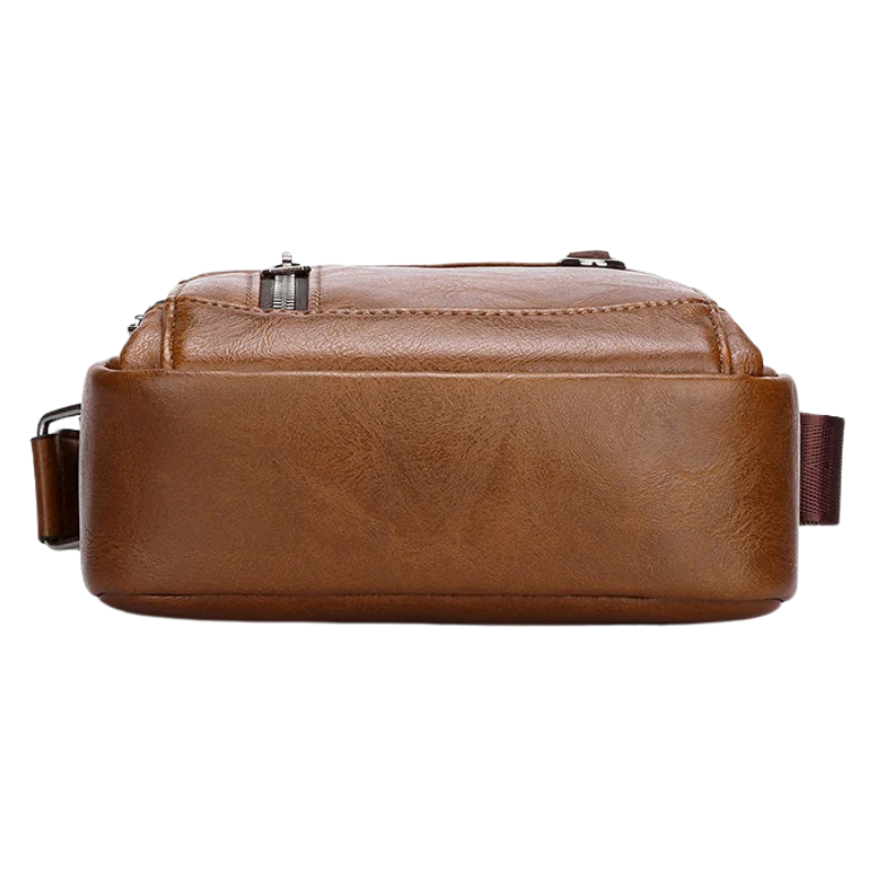 Men PU Leather Sling Crossbody Bag Bolsnik