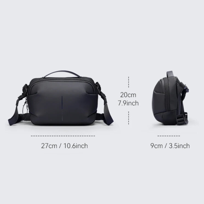 Mark Ryden Water-Resistant Tablet Crossbody Bag Black