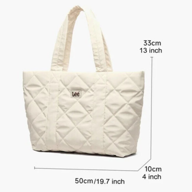 LEE Women Quilted Laptop Tote Bag
