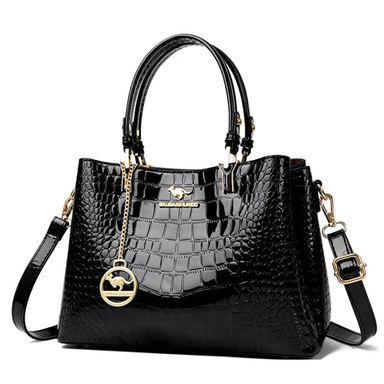 Badiman Elegant Crocodile Style Crossbody Bag