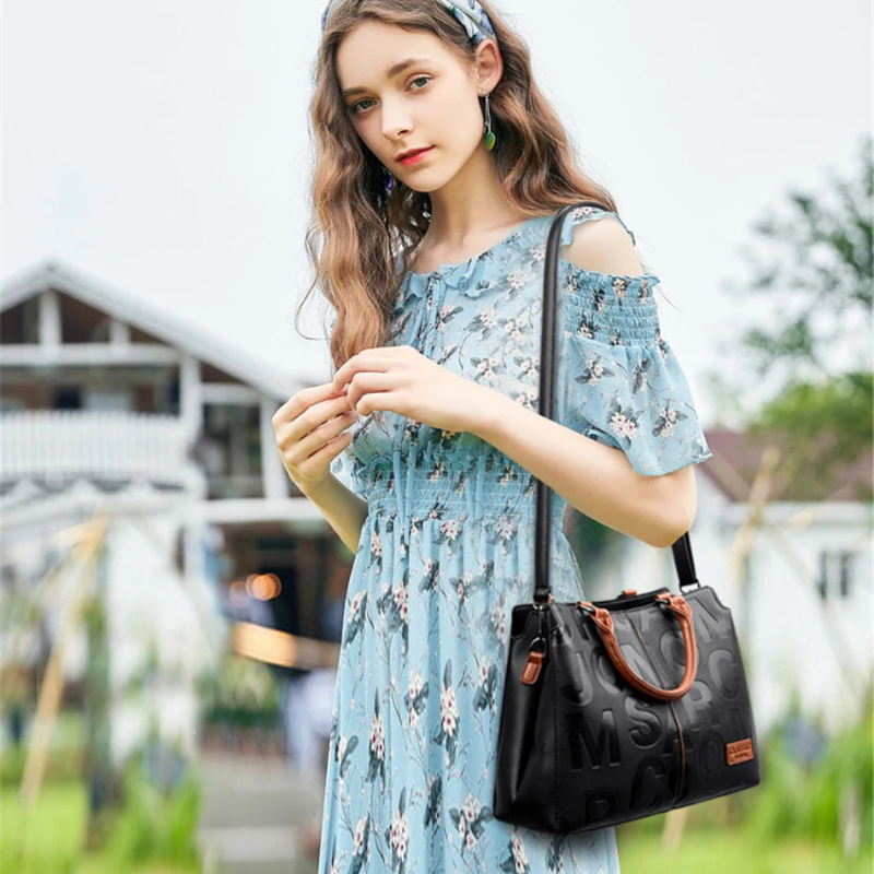 Vanderwah Double Layer Shoulder Bag