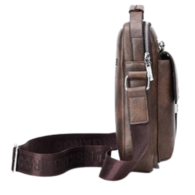 Men Vintage PU Leather Crossbody Messenger Bag Bolsnik