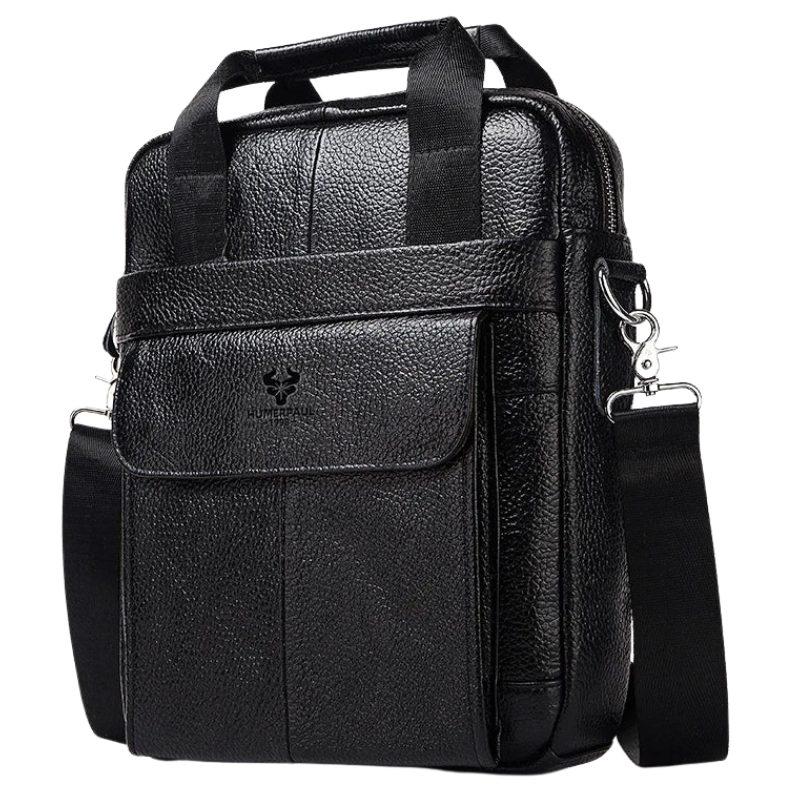 Humerpaul Men PU Leather Crossbody Bag