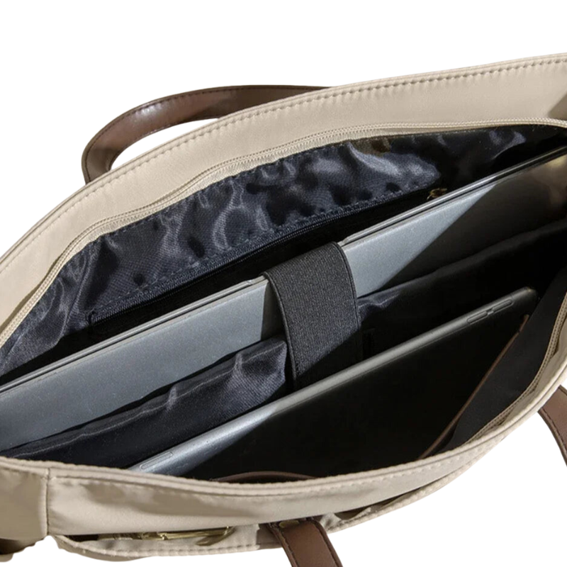 Nylon Multi-Compartment Laptop Tote Bag Bolsnik