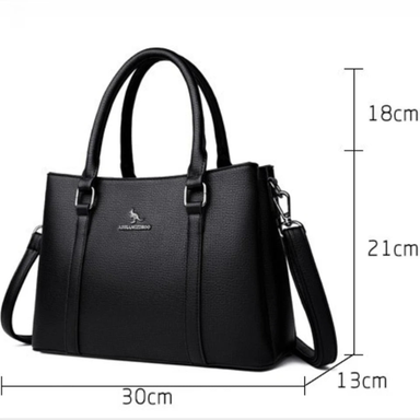 Vanderwah PU Leather Tote Bag with Large Capacity