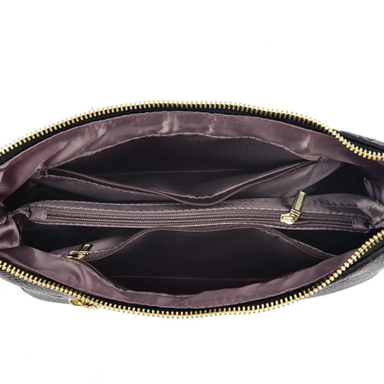 Vanderwah Elegant Floral PU Leather Shoulder Bag