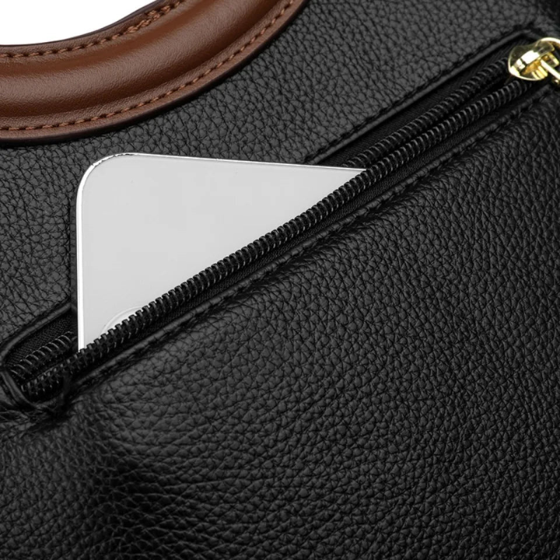 Bolsnik Elegant Microfiber PU Leather Crossbody Bag
