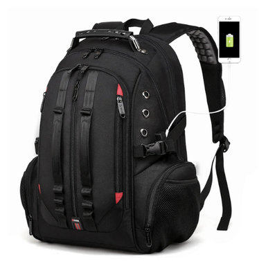 Bange Anti-Theft Water-Resistant Laptop Travel Backpack with USB Charging