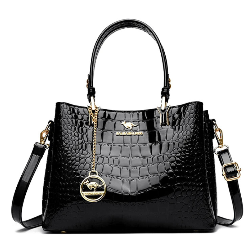 Badiman Elegant Crocodile Style Crossbody Bag