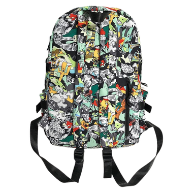 Graffiti Print Teen School Bag Bolsnik