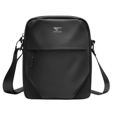 Septwolves Men 3L Water-Resistant Crossbody Bag with Magnetic Pocket Black