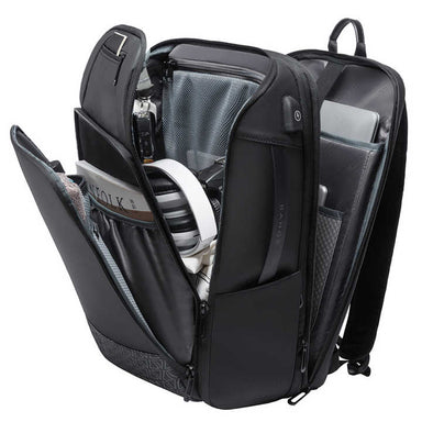 Bange Expandable Anti-Theft Waterproof Laptop Backpack - Black