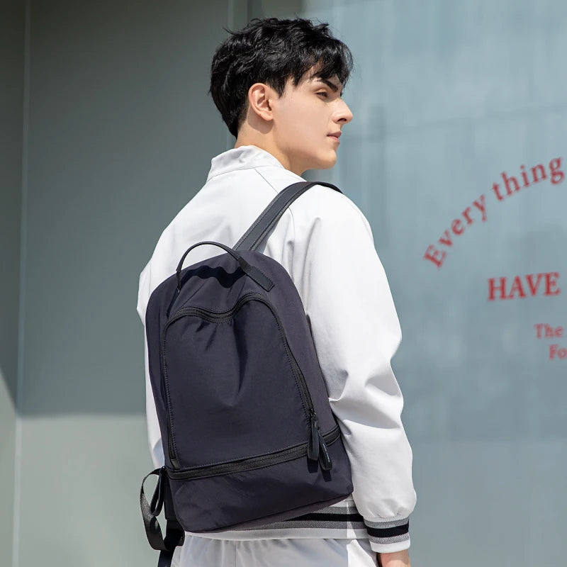 Factory Hot Wholesale Customised Shoulder Bags Lightweight Large Capacity Student School Bags Outdoor New Bag for Men L_MR6024