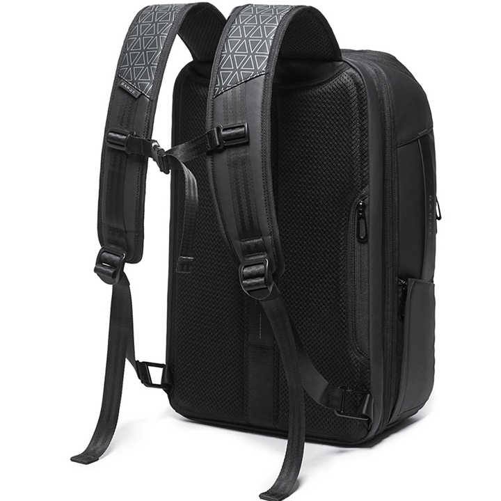 Bange Expandable Anti-Theft Waterproof Laptop Backpack - Black