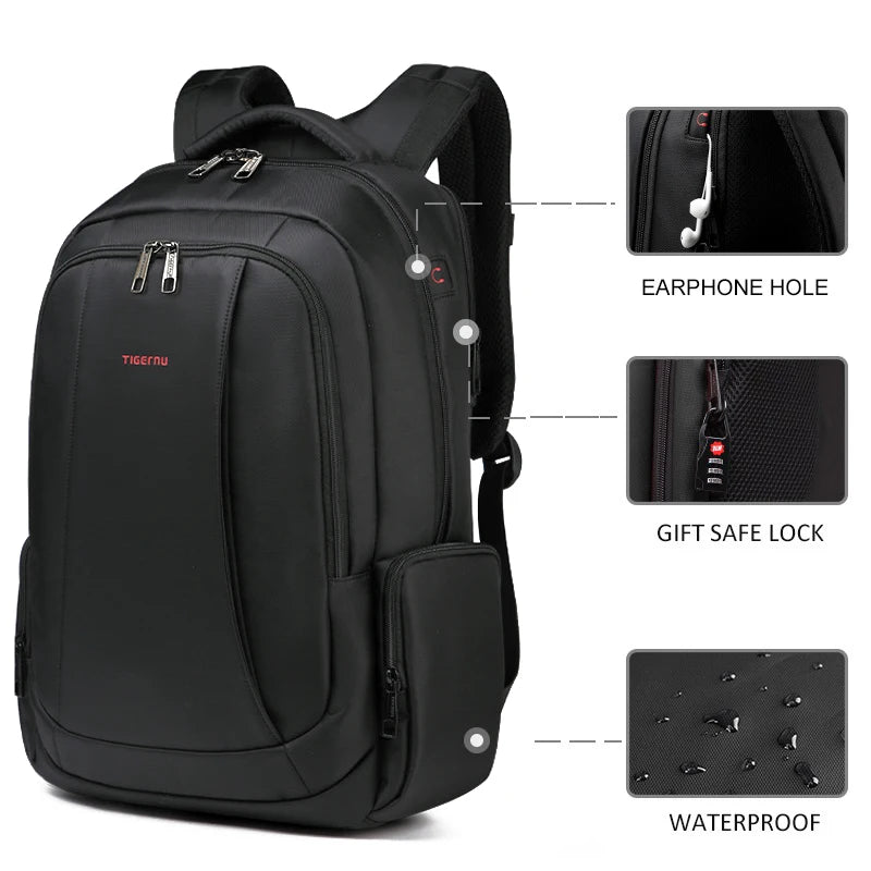 Tigernu Waterproof Anti-Theft Laptop Backpack