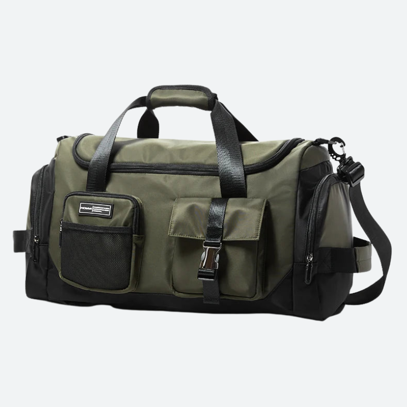 MOYYI Waterproof Travel Bag with Shoe Compartment and Wet Dry Separation