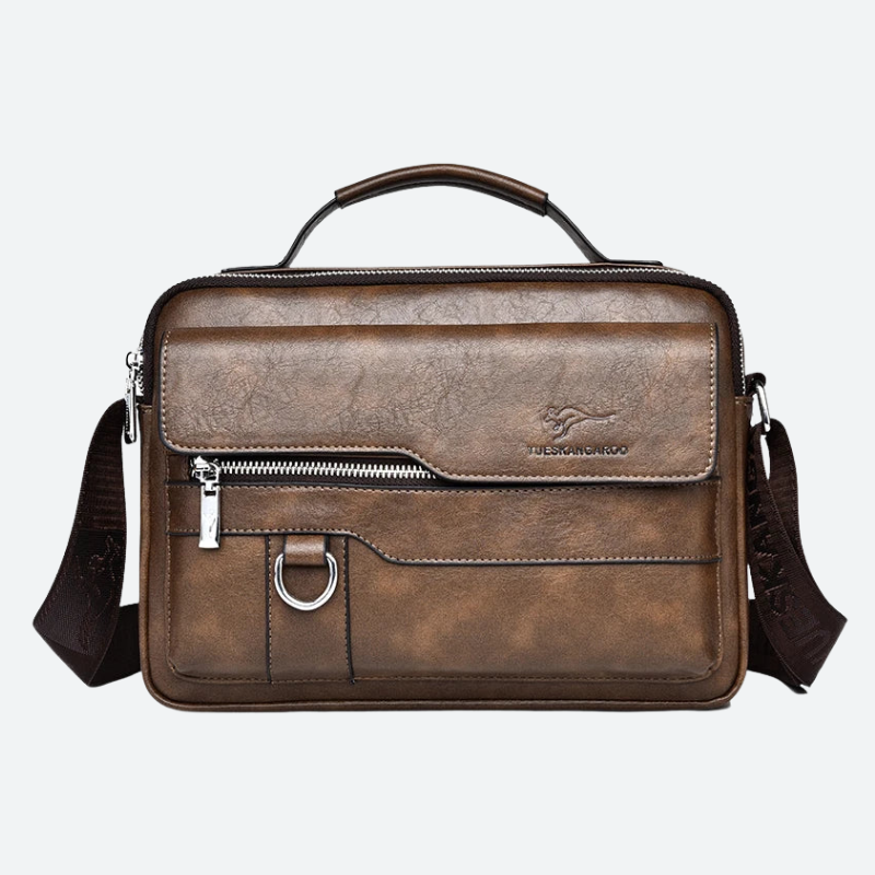 Men's PU Leather Crossbody Messenger Bag Bolsnik