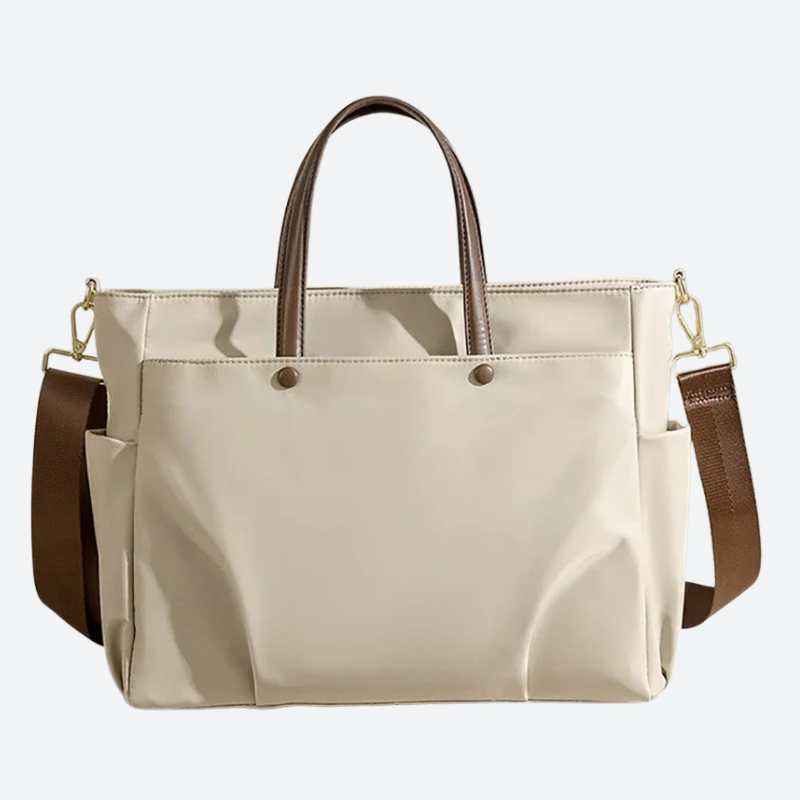 Nylon Multi-Compartment Laptop Tote Bag Bolsnik