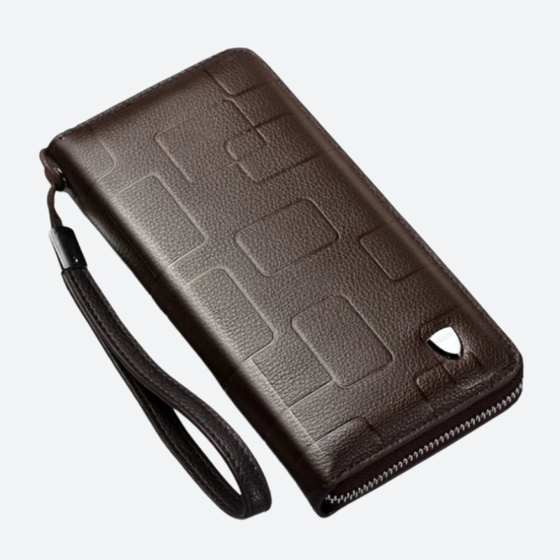 PU Leather Long Zipper Wallet Clutch Bolsnik