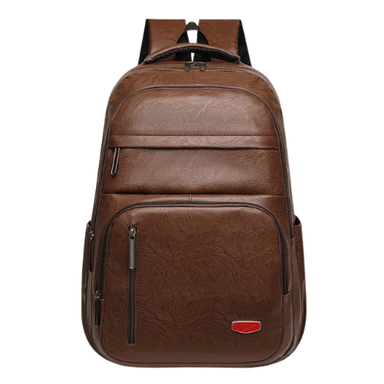 PU Leather Water-Resistant Business Laptop Backpack Bolsnik
