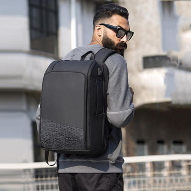 Bange Expandable Anti-Theft Waterproof Laptop Backpack - Black