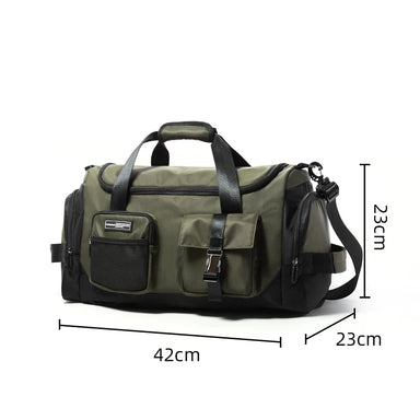 MOYYI Waterproof Travel Bag with Shoe Compartment and Wet Dry Separation